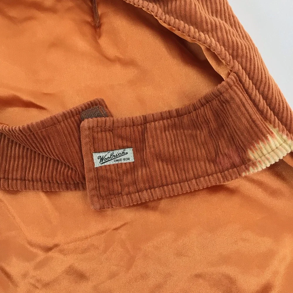 Woolrich Corduroy Dog Sweater Jacket Vest Size Large